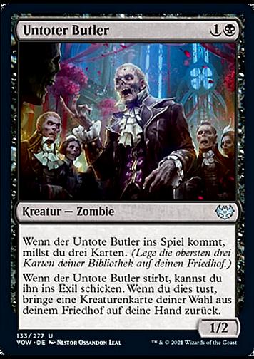Untoter Butler (Undead Butler)